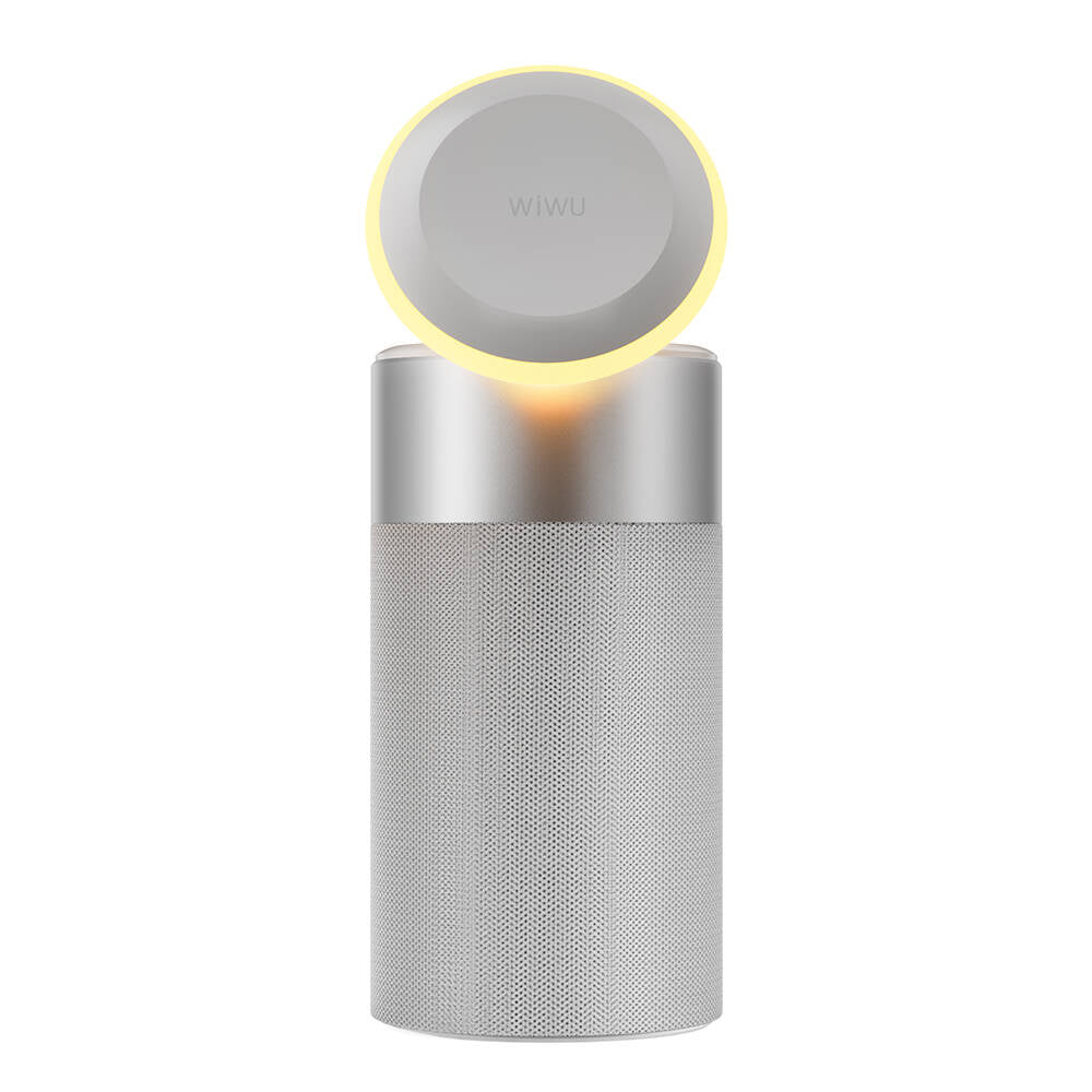 Wiwu Wi-W022 Kablosuz Şarj Standlı Ambiyans Işıklı Bluetooth Speaker Hoparlör Wiwu Wi-W022 Kablosuz Şarj Standlı Ambiyans Işıklı Bluetooth Speaker Hoparlör